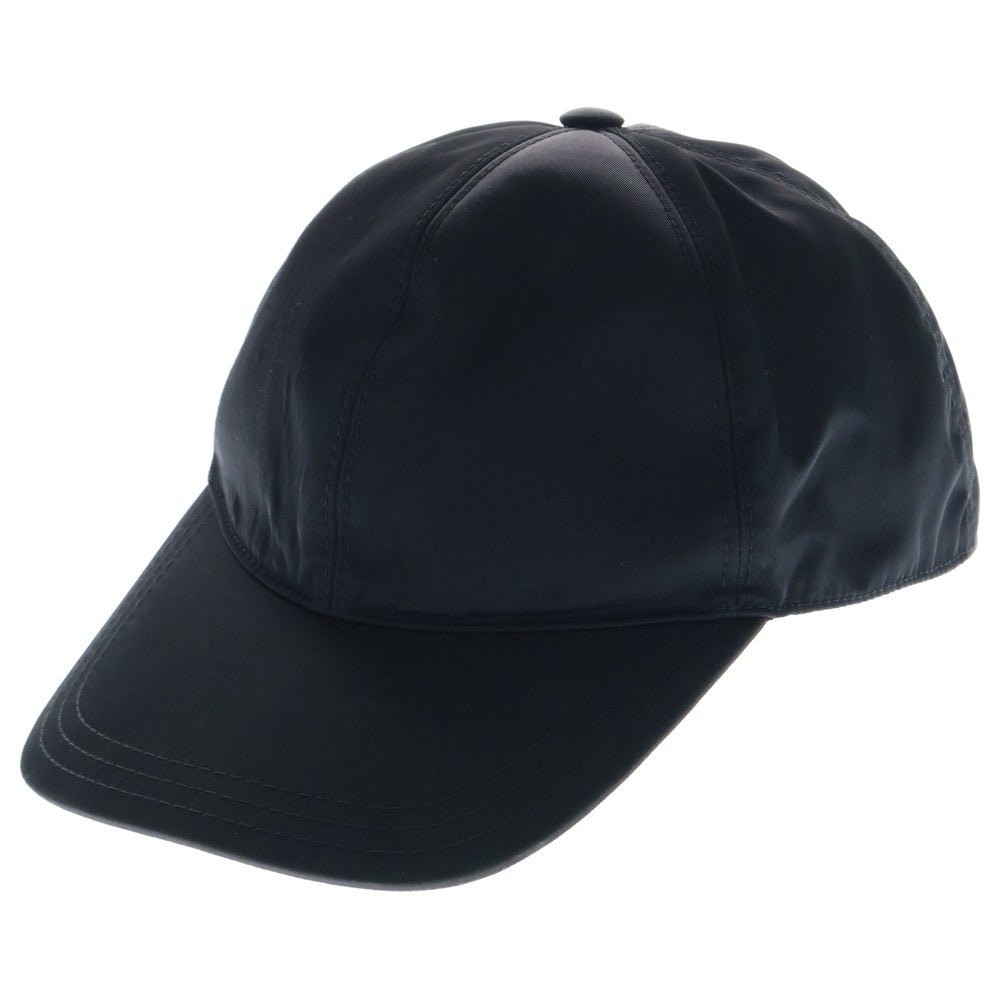 PRADA(プラダ) Re-Nylon Baseball Cap トライアングルロゴ リナイロン ベースボールキャップ 帽子 ブラック 1HC274 2DMI
