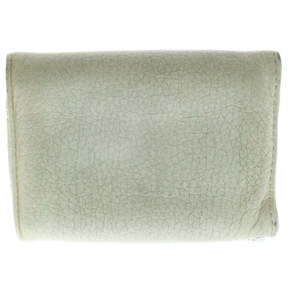 CHROME HEARTS(クロムハーツ) 3FOLD/3フォールド レザーウォレット財布 ホワイト