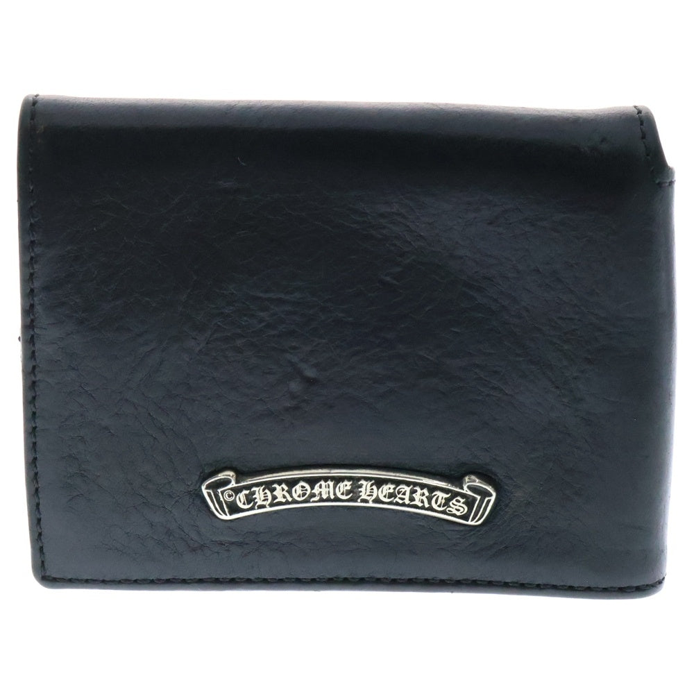 CHROME HEARTS(クロムハーツ) CARD CASE レザーカードケース ブラック