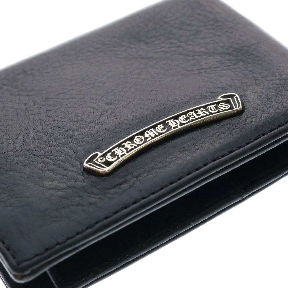 CHROME HEARTS(クロムハーツ) CARD CASE レザーカードケース ブラック