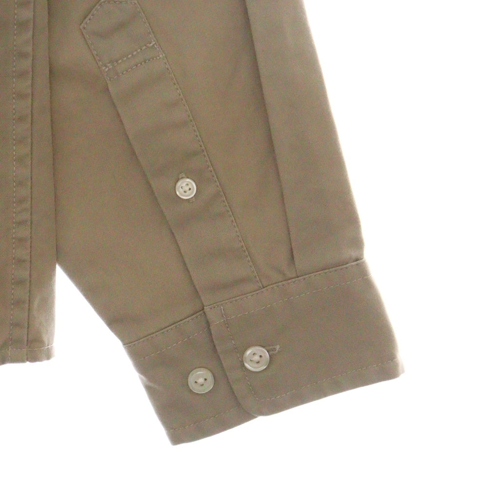 SUPREME(シュプリーム) 24AW Small Box Shirt スモールボックスロゴ 長袖シャツ ベージュ
