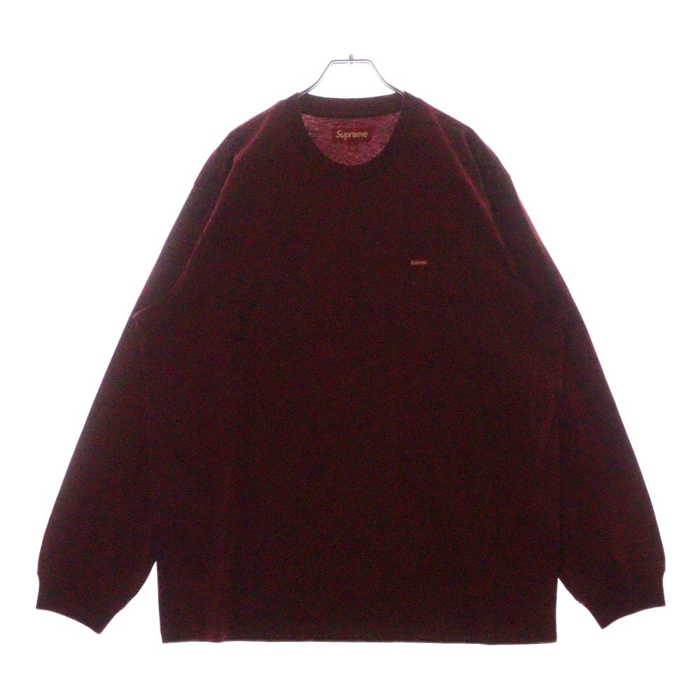 SUPREME(シュプリーム) 25SS Small Box L/S Tee スモールボックスロゴ 長袖Tシャツ ロンT レッド