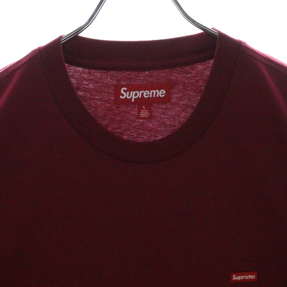 SUPREME(シュプリーム) 25SS Small Box L/S Tee スモールボックスロゴ 長袖Tシャツ ロンT レッド
