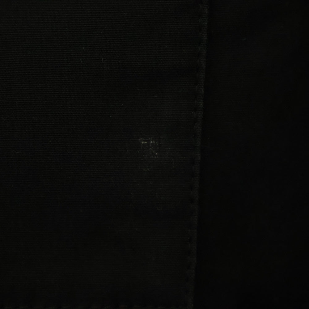 JIL SANDER(ジルサンダー) 21AW Velcro Clodure Cotton Anorak プルオーバーアノラックシャツ 長袖シャツ ブラック SMU420211 MU243400A