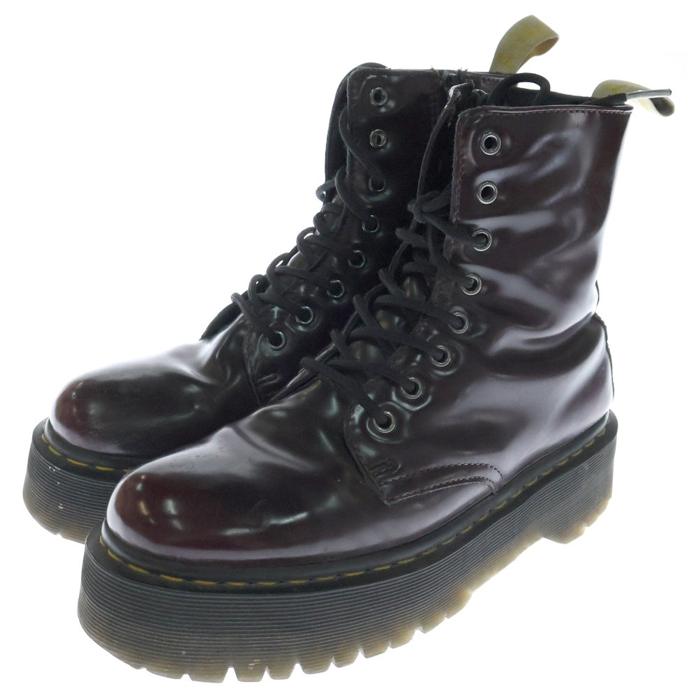 Dr.Martens(ドクターマーチン) V JADON 2 エナメル加工 8ホールブーツ ハイカットシューズ ブラウン SK 05 W