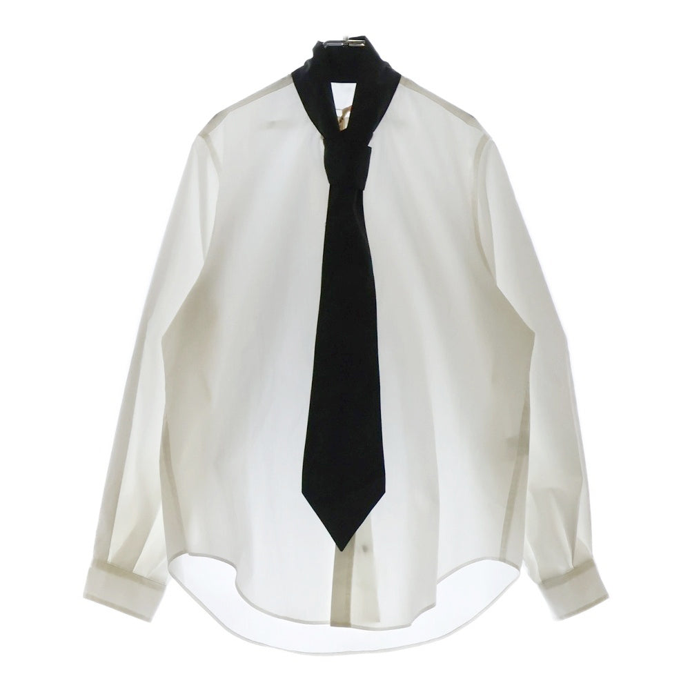 Requal(リコール) 23AW Necktie Collar Shirt ネクタイカラーシャツ ボタンダウン長袖シャツ