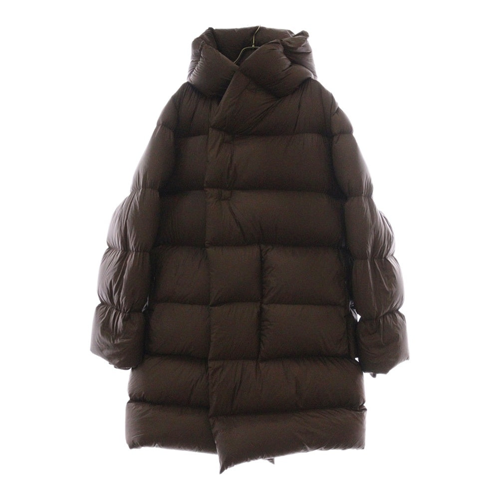 Rick Owens(リックオウエンス) 23AW LUXOR Long-Sleeve Hooded Liner Jacket ロングスリーブフーデットライナージャケット ロングダウンジャケット RU02C7998-NPD3 ブラウン