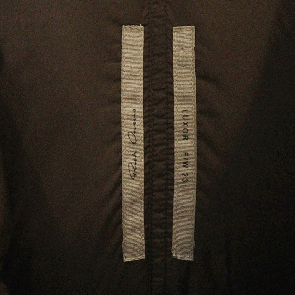 Rick Owens(リックオウエンス) 23AW LUXOR Long-Sleeve Hooded Liner Jacket ロングスリーブフーデットライナージャケット ロングダウンジャケット RU02C7998-NPD3 ブラウン