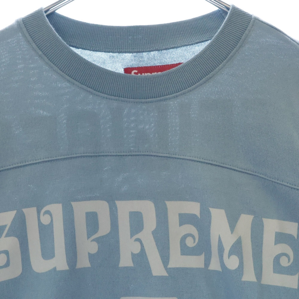 SUPREME(シュプリーム) 25SS Affiliated L/S Football Top アフィリエイト 長袖フットボールシャツ 長袖Tシャツ ロンT ブルー