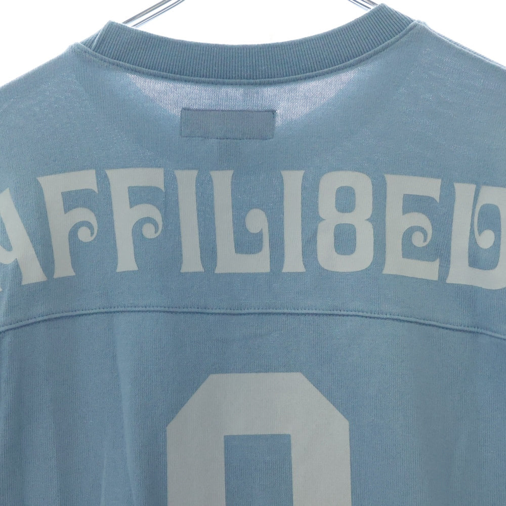 SUPREME(シュプリーム) 25SS Affiliated L/S Football Top アフィリエイト 長袖フットボールシャツ 長袖Tシャツ ロンT ブルー