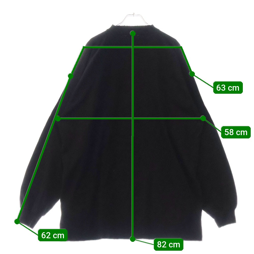 BALENCIAGA(バレンシアガ) 24SS St. Valentin CD To My Love L/S T-shirt 長袖Tシャツ ロンT ブラック 739027 TQVE4