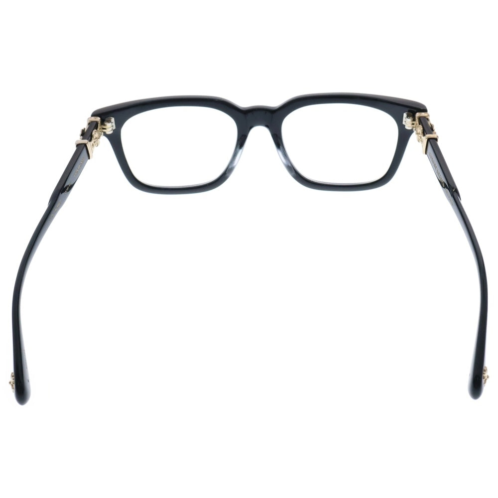CHROME HEARTS(クロムハーツ) COX UCKER CHクロステンプルウェリントンサングラス 眼鏡 アイウェア ブラック/ゴールド