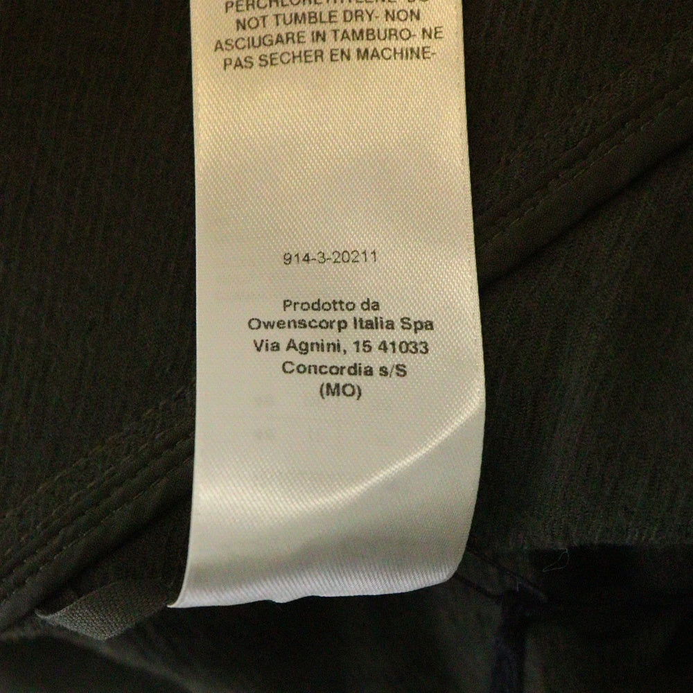 Rick Owens(リックオウエンス) 22AW ZIP LARRY SHIRT ジップラリーシャツ カーキ RU02B2288-WT