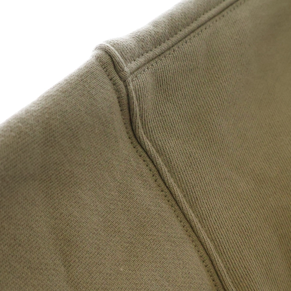 FEAR OF GOD ESSENTIALS(フィアオブゴッド エッセンシャルズ) SWEAT SHIRT ラバーロゴ ハイネックスウェットトレーナー ベージュ