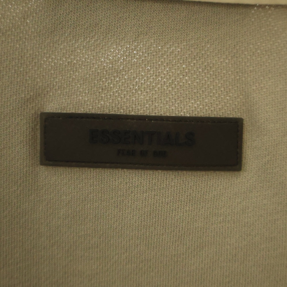 FEAR OF GOD ESSENTIALS(フィアオブゴッド エッセンシャルズ) HENLY RUGBY 1977 長袖ポロシャツ ラガーシャツ ベージュ