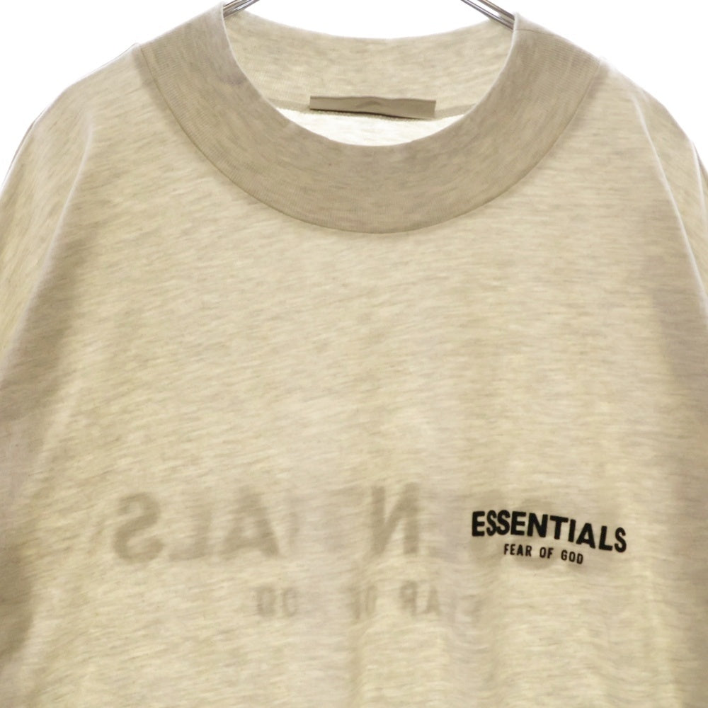 FEAR OF GOD ESSENTIALS(フィアオブゴッド エッセンシャルズ) L/S T-SHIRT フェルトロゴ 長袖Tシャツ ロンT グレー