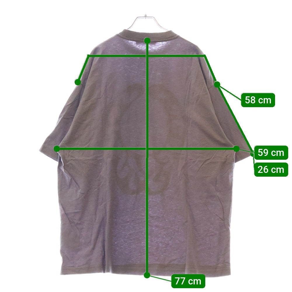 Acne Studios(アクネ ストゥディオズ) LOGO T-SHIRT フロントロゴ 半袖Tシャツ グレー FN-MN-TSHI000385 BL0301-
