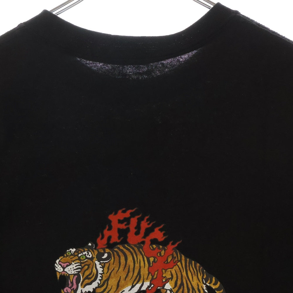 WACKO MARIA(ワコマリア) 24SS TIM LEHI CREW NECK T-SHIRT TYPE-1 ティムリーハイ ロゴ刺繍半袖Tシャツ ブラック 24SS-WMT-TEE04