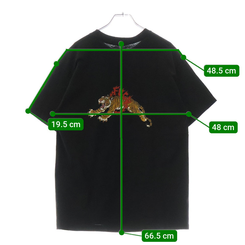 WACKO MARIA(ワコマリア) 24SS TIM LEHI CREW NECK T-SHIRT TYPE-1 ティムリーハイ ロゴ刺繍半袖Tシャツ ブラック 24SS-WMT-TEE04