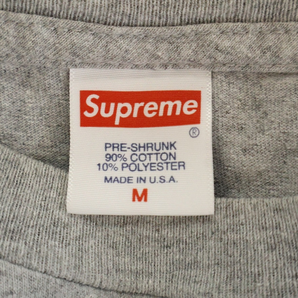 SUPREME(シュプリーム) 19AW Bandana Box Logo Tee バンダナボックスロゴ 半袖Tシャツ グレー