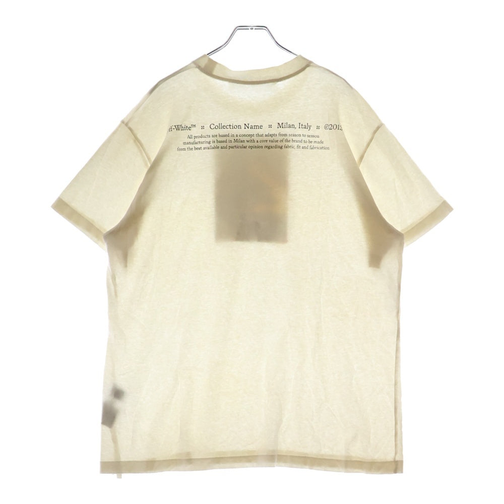 OFF-WHITE(オフホワイト) 21AW T-Shirt フォトプリント オーバーサイズ半袖Tシャツ ホワイト OMAA038F21JER005