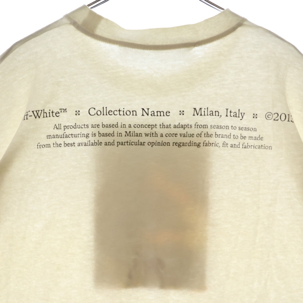 OFF-WHITE(オフホワイト) 21AW T-Shirt フォトプリント オーバーサイズ半袖Tシャツ ホワイト OMAA038F21JER005