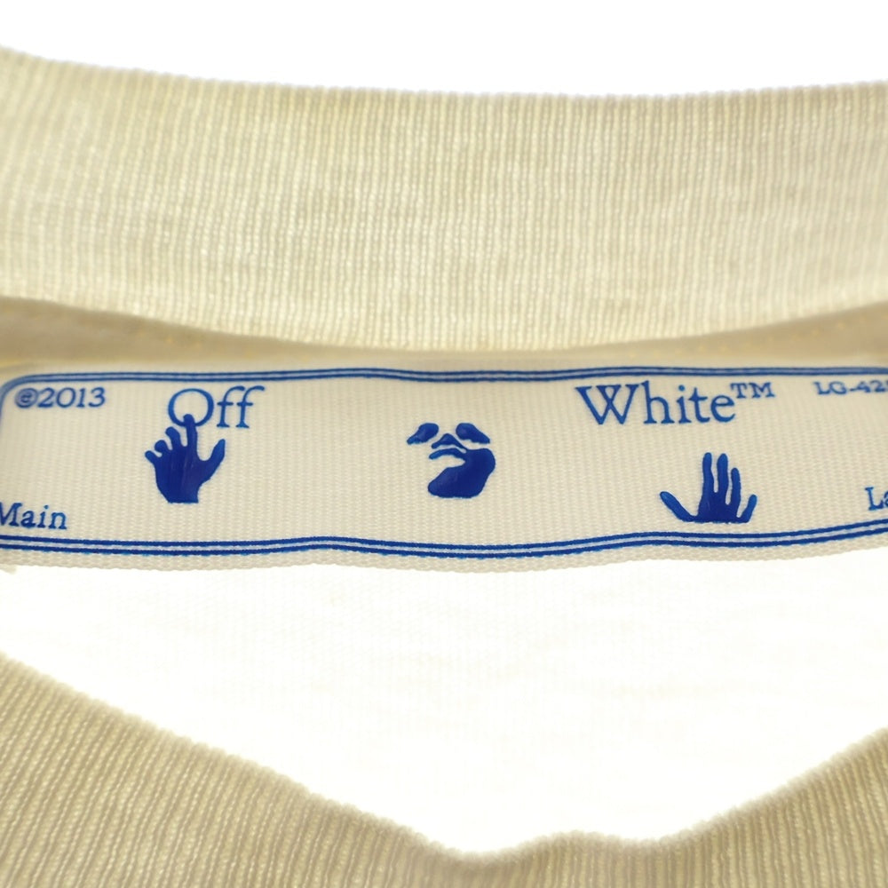OFF-WHITE(オフホワイト) 21AW T-Shirt フォトプリント オーバーサイズ半袖Tシャツ ホワイト OMAA038F21JER005