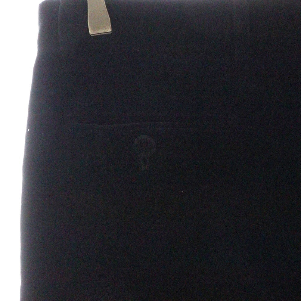 GUCCI(グッチ) Embroidered Velvet Pants ラインストーン装飾 ベロア ベルベットパンツ フレアパンツ ブラック 694442 ZAJAY