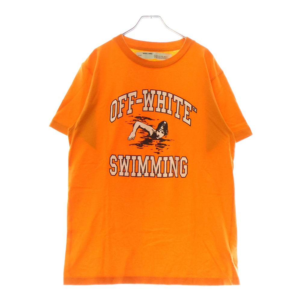 OFF-WHITE(オフホワイト) 20SS Swimming T-Shirt 半袖Tシャツ オレンジ OWAA071R20B07045 レディース