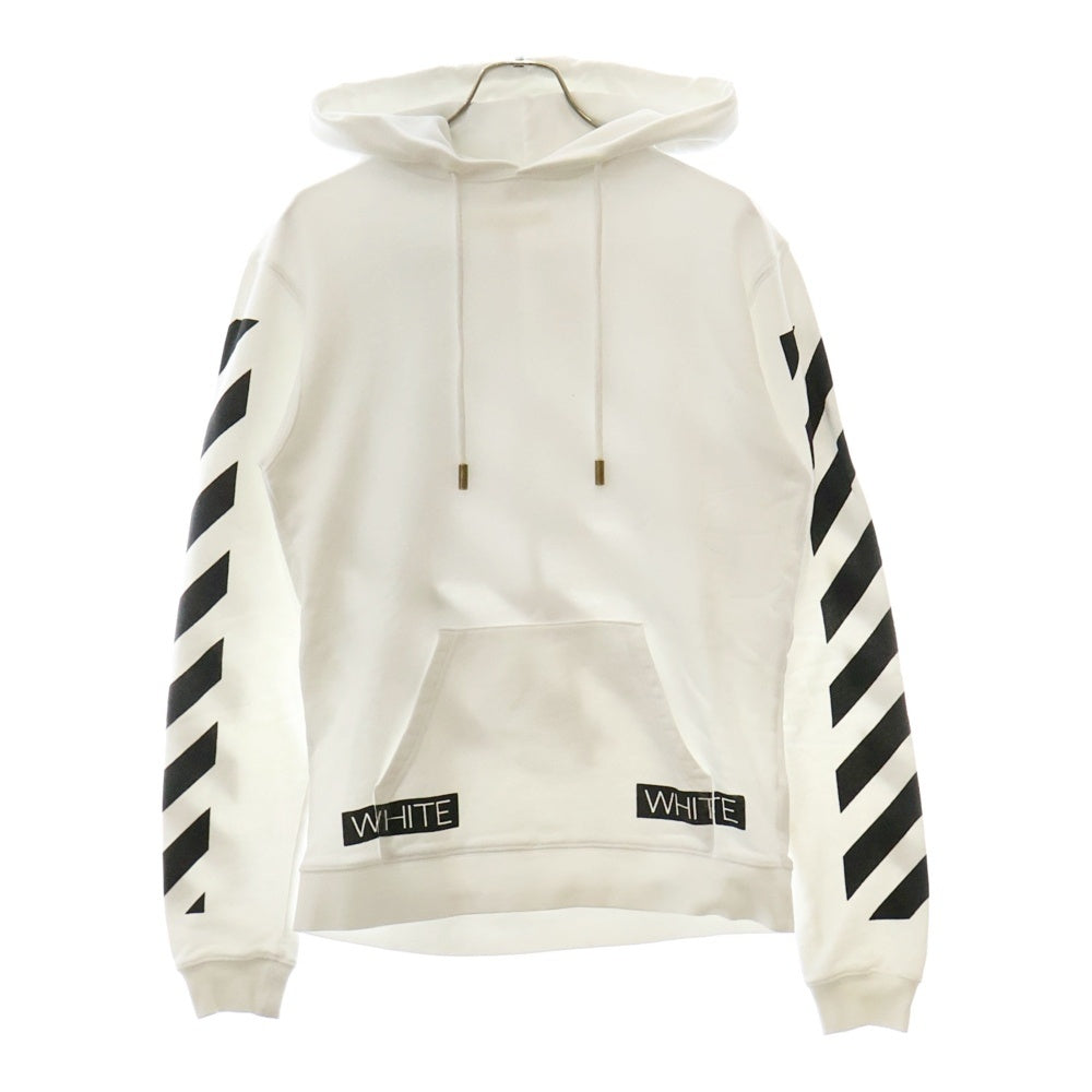 OFF-WHITE(オフホワイト) 16SS Hoodie プルオーバースウェットパーカー フーディー ホワイト