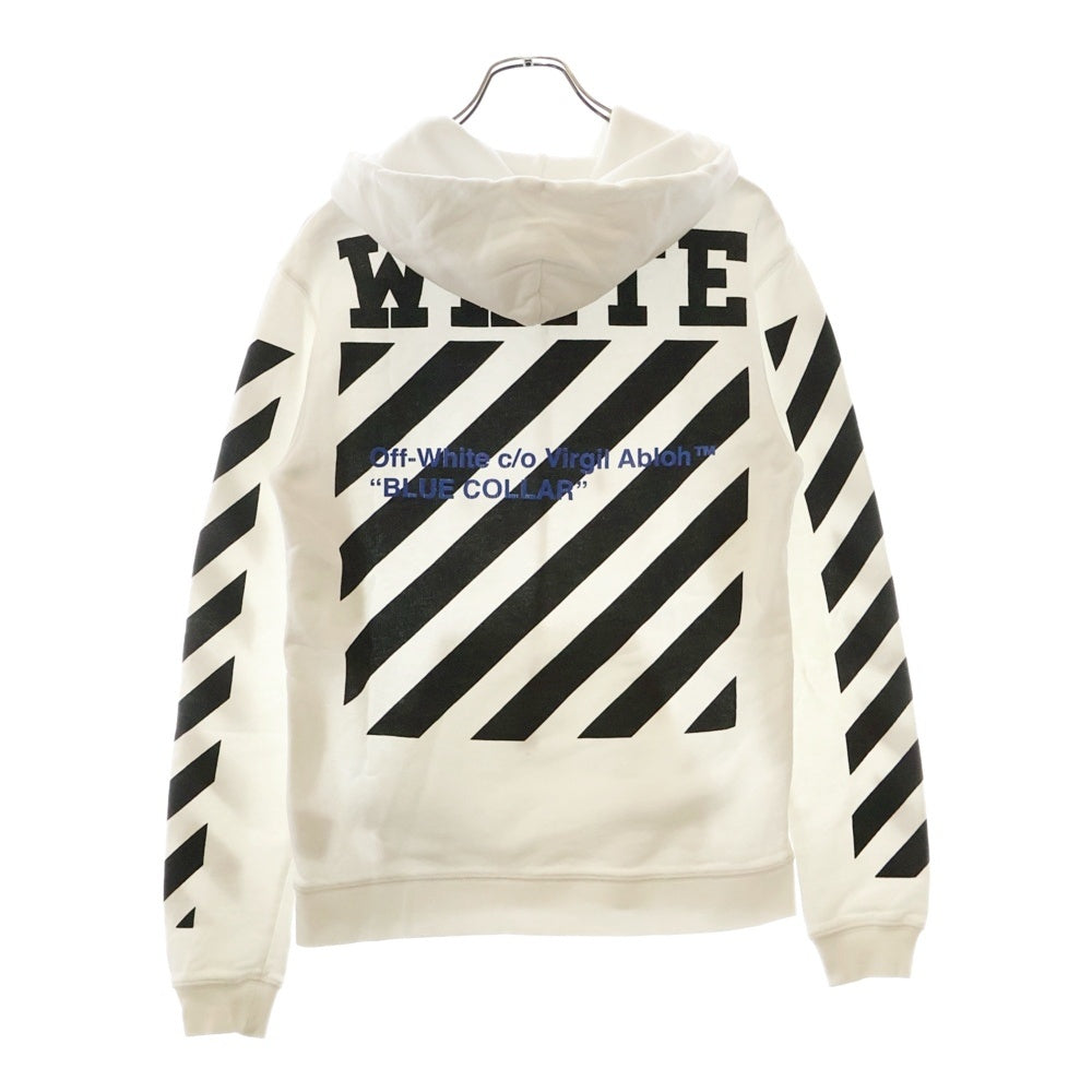 OFF-WHITE(オフホワイト) 16SS Hoodie プルオーバースウェットパーカー フーディー ホワイト