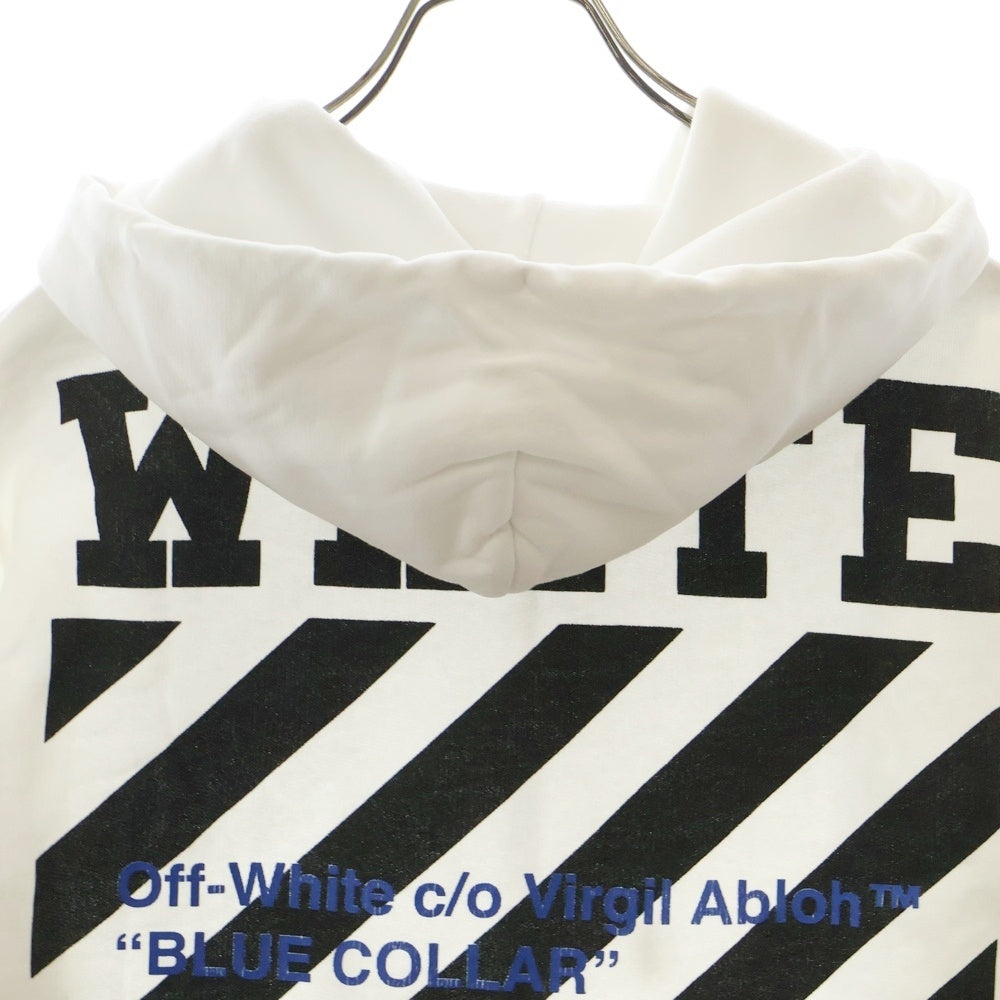 OFF-WHITE(オフホワイト) 16SS Hoodie プルオーバースウェットパーカー フーディー ホワイト