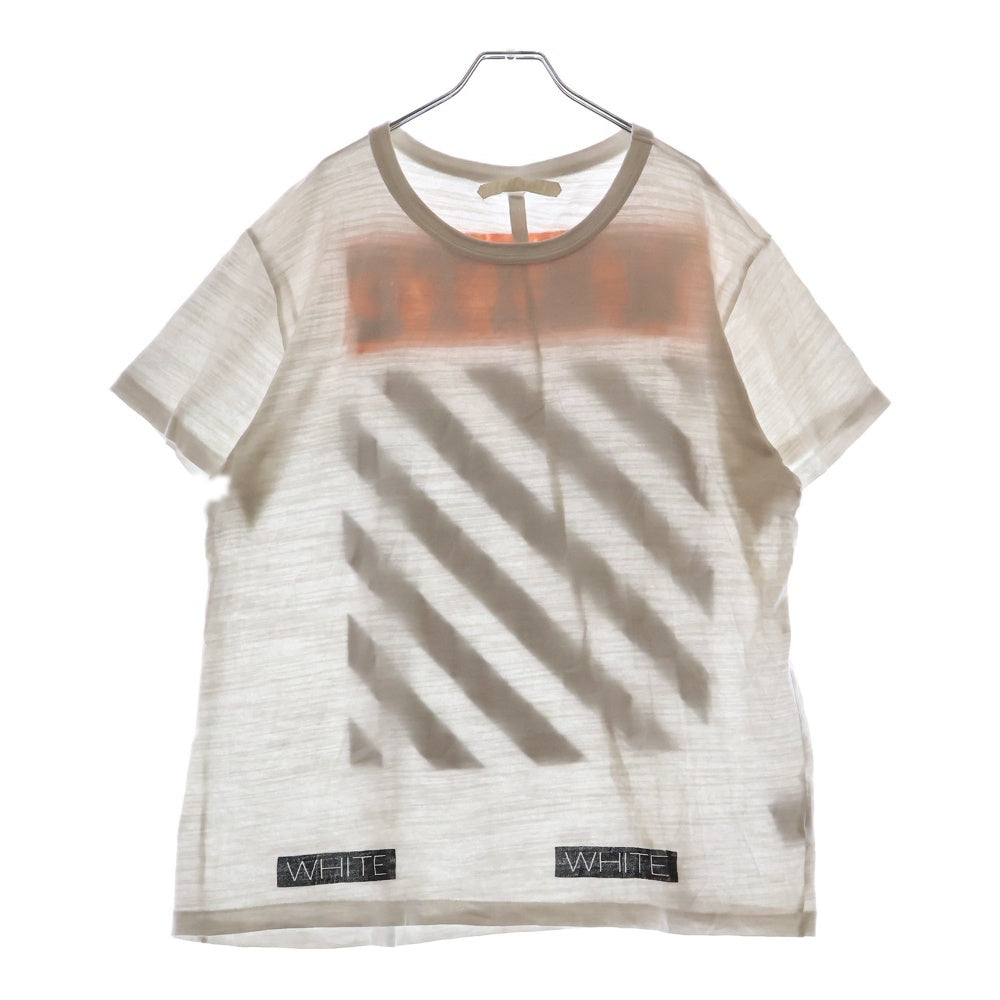 OFF-WHITE(オフホワイト) 16SS T-Shirt バックロゴ半袖Tシャツ ホワイト