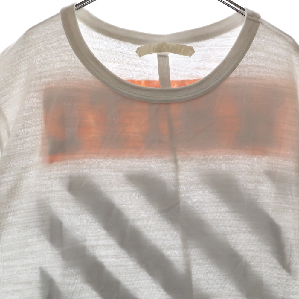 OFF-WHITE(オフホワイト) 16SS T-Shirt バックロゴ半袖Tシャツ ホワイト