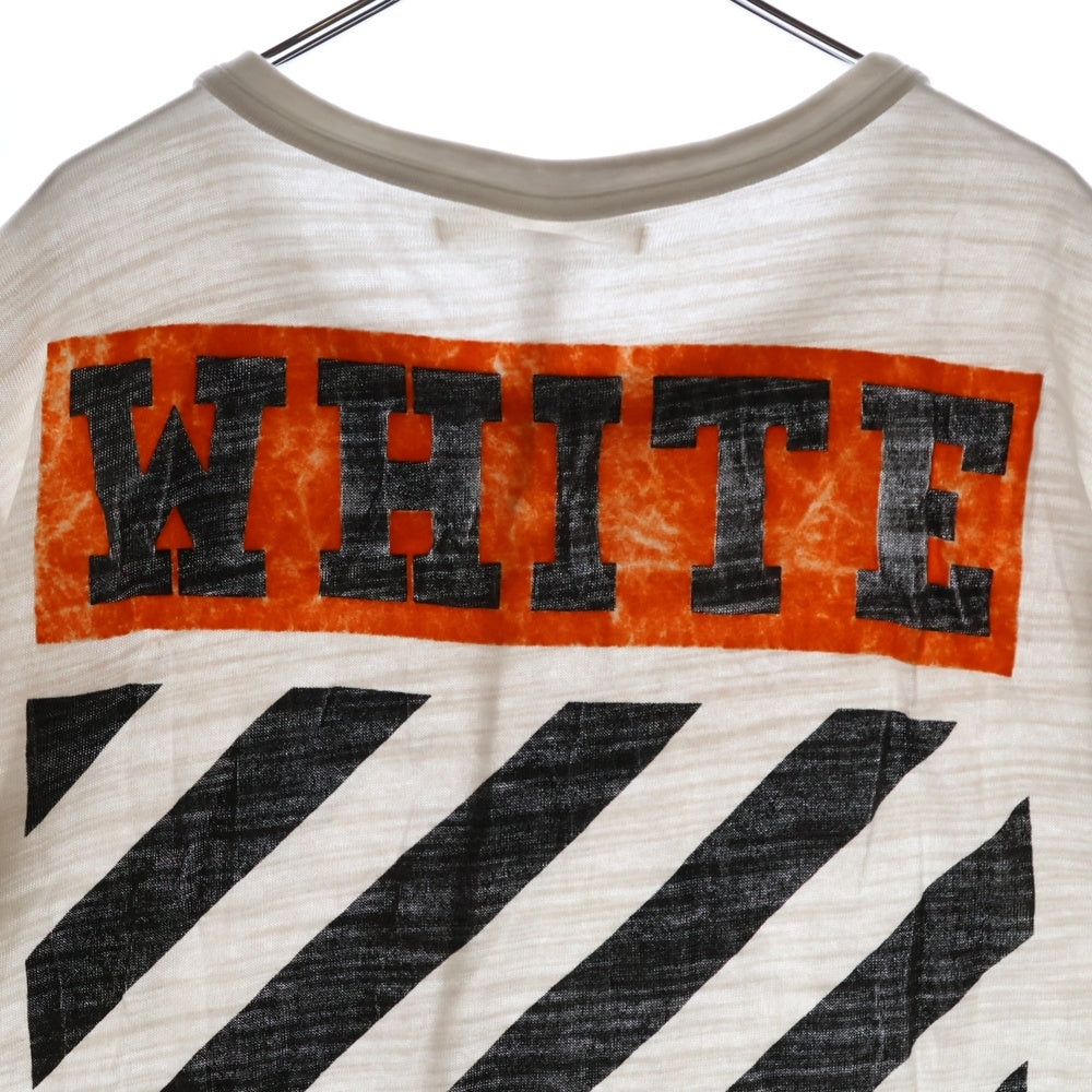 OFF-WHITE(オフホワイト) 16SS T-Shirt バックロゴ半袖Tシャツ ホワイト