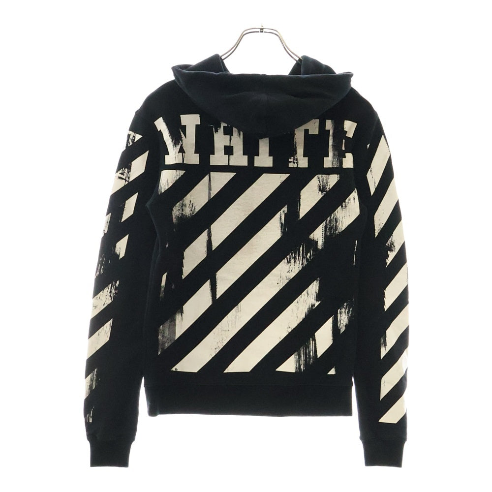 OFF-WHITE(オフホワイト) 16SS Caravaggio Hoodie カラヴァッジョ プルオーバースウェットパーカー フーディー ブラック