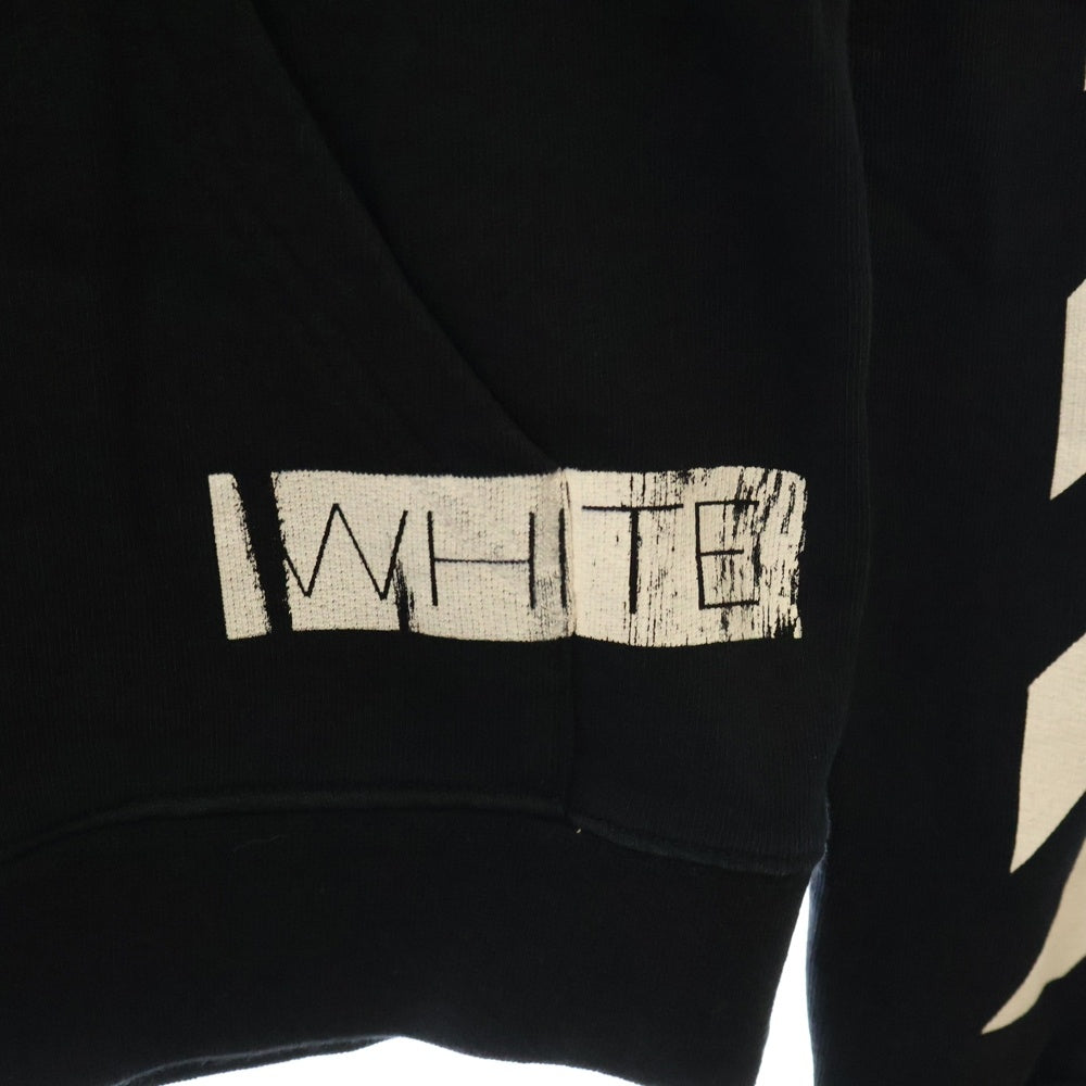 OFF-WHITE(オフホワイト) 16SS Caravaggio Hoodie カラヴァッジョ プルオーバースウェットパーカー フーディー ブラック