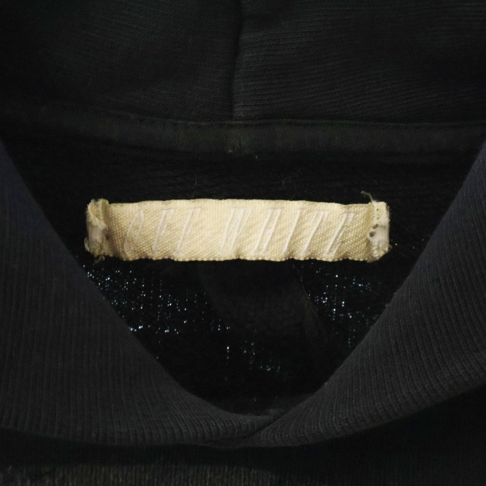 OFF-WHITE(オフホワイト) 16SS Caravaggio Hoodie カラヴァッジョ プルオーバースウェットパーカー フーディー ブラック