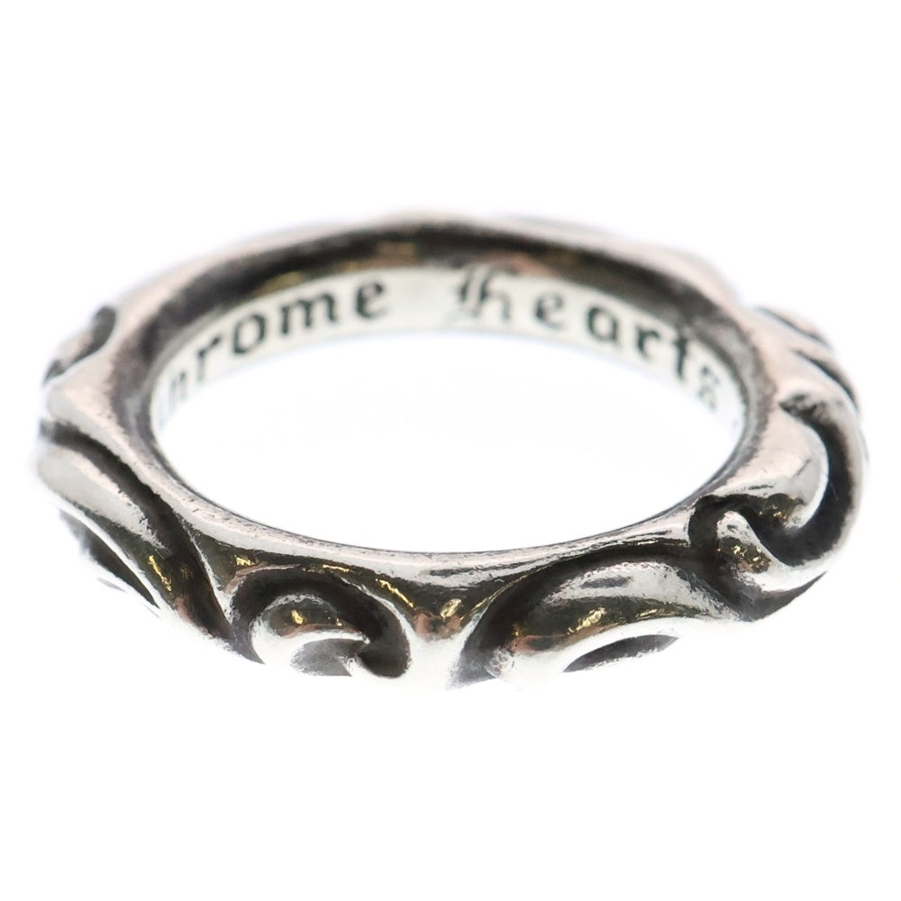 CHROME HEARTS(クロムハーツ) SCRL BAND スクロールバンド リング シルバー BCA351