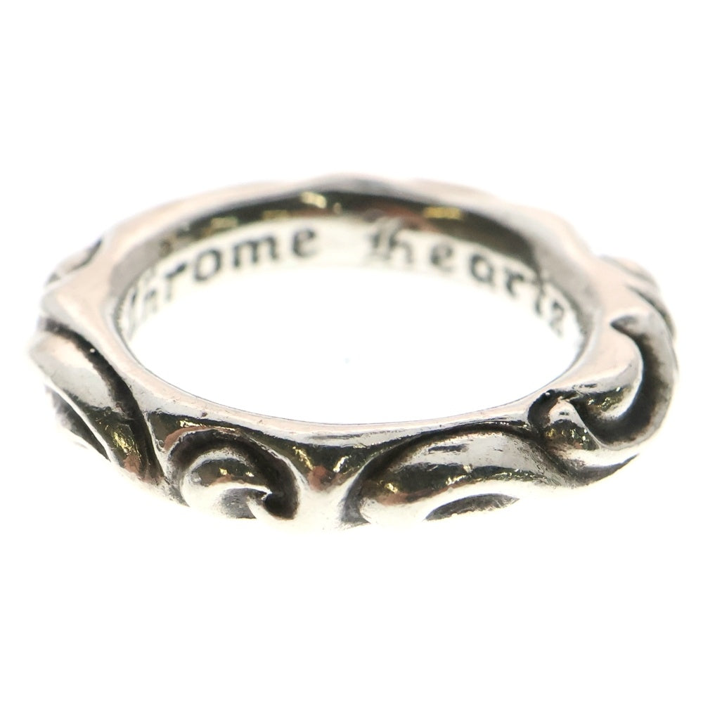 CHROME HEARTS(クロムハーツ) SCRL BAND スクロールバンド リング シルバー BCA351