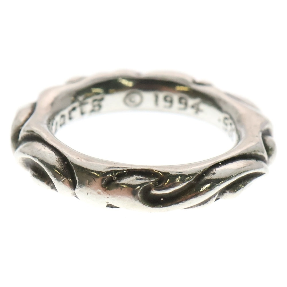 CHROME HEARTS(クロムハーツ) SCRL BAND スクロールバンド リング シルバー BCA351