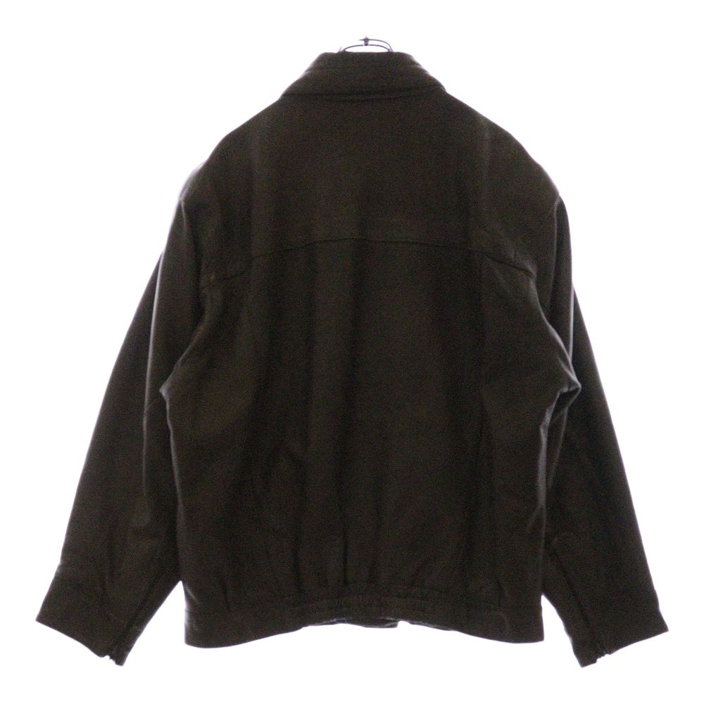 LOEWE(ロエベ) 90s LEATHER JACKET レザーフライトアビエイタージップアップブルゾン ジャケット 72235-761 ブラウン