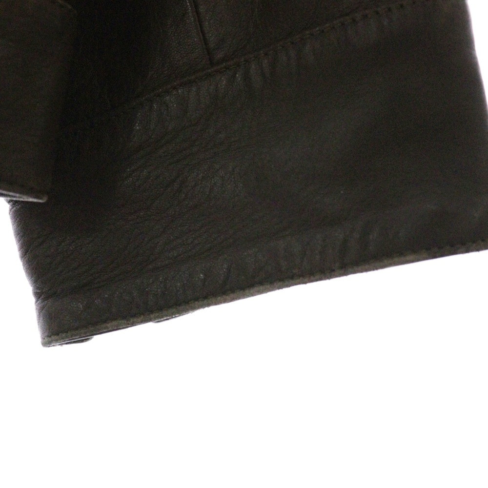 LOEWE(ロエベ) 90s LEATHER JACKET レザーフライトアビエイタージップアップブルゾン ジャケット 72235-761 ブラウン