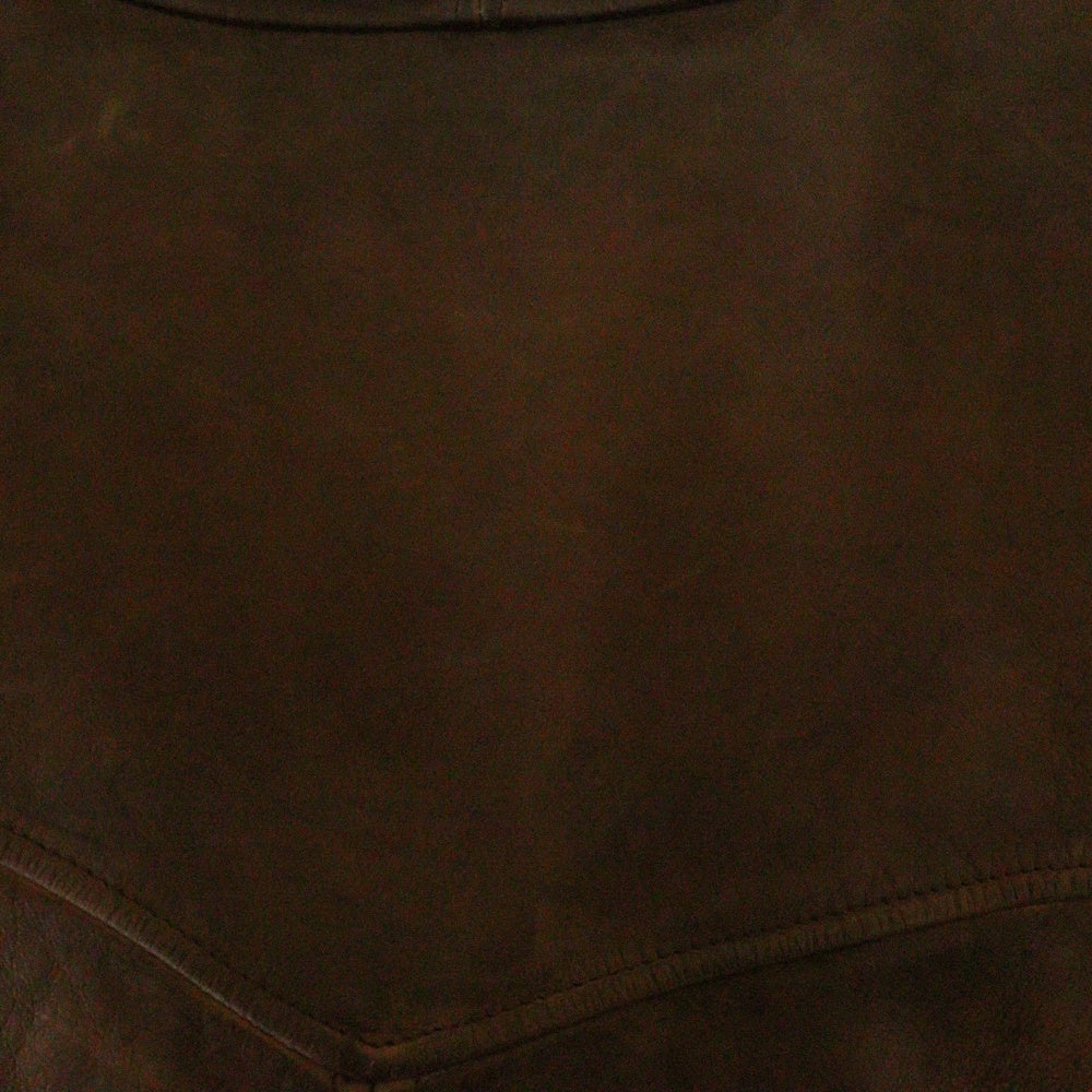 RRL(ダブルアールエル) 30s Style Leather Sports Jacket レザースポーツジャケット ボアカラージップアップジャケット 782800525001 ブラウン