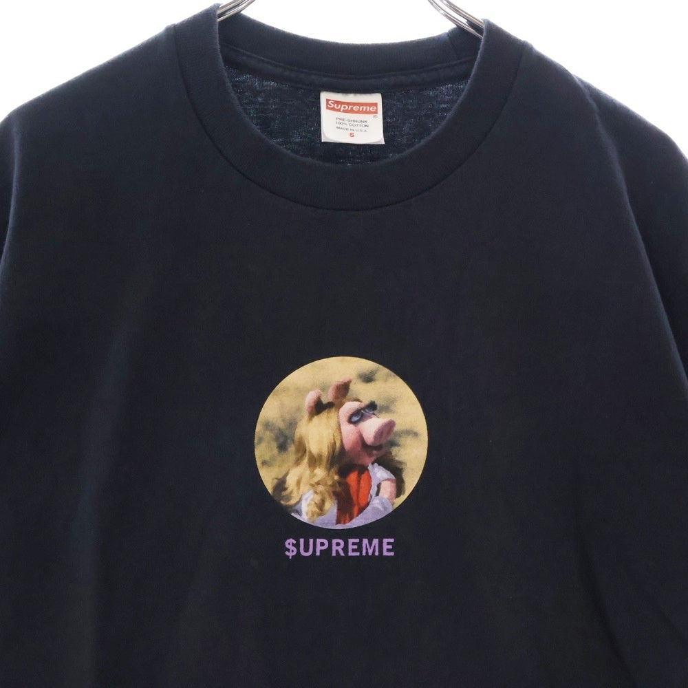 SUPREME(シュプリーム) 24SS Miss Piggy Tee ミスピギー 半袖Tシャツ ブラック