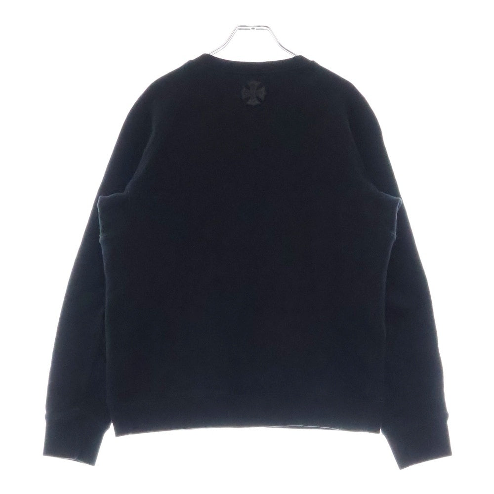 CHROME HEARTS(クロムハーツ) Y NOT CREWNECK ワイ ノット クルーネック スウェットトレーナー ブラック