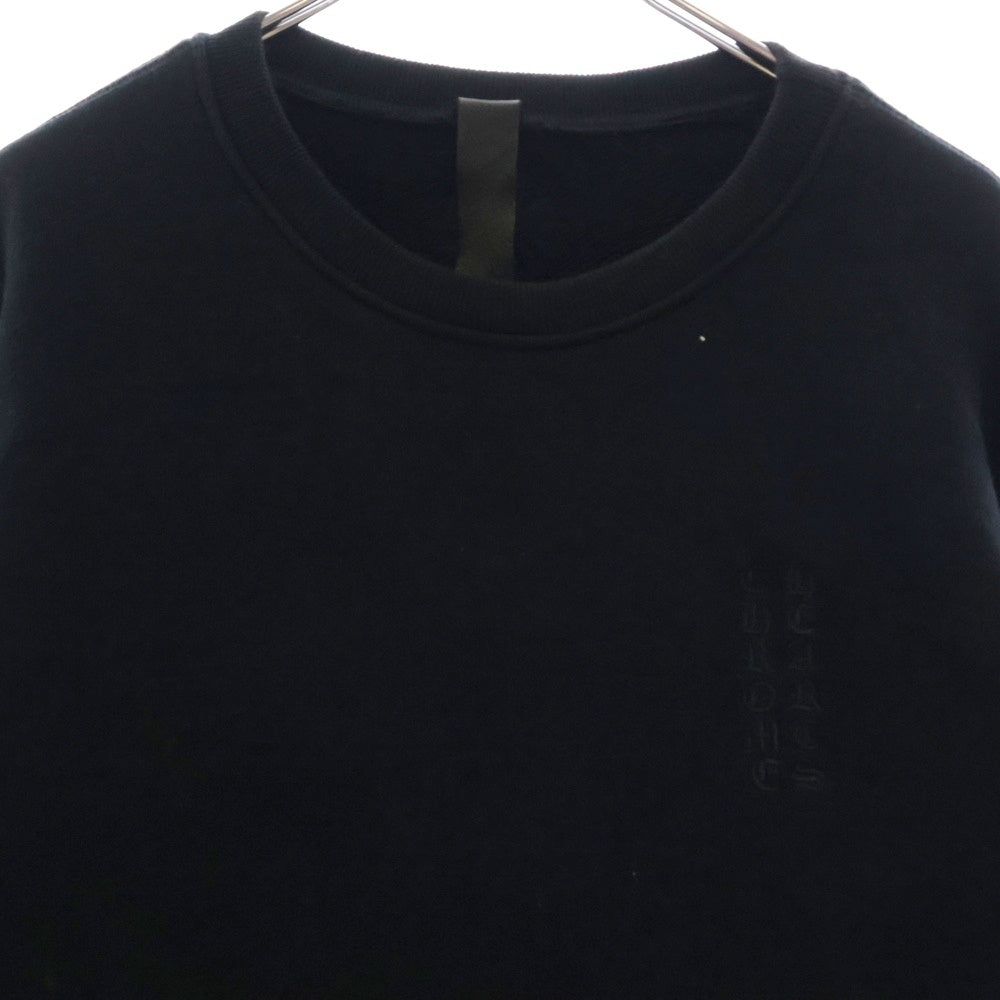 CHROME HEARTS(クロムハーツ) Y NOT CREWNECK ワイ ノット クルーネック スウェットトレーナー ブラック