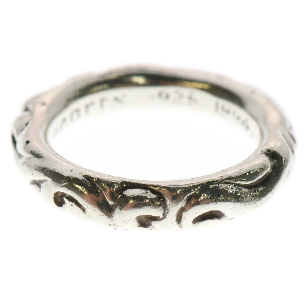 CHROME HEARTS(クロムハーツ) SCRL BAND スクロールバンド リング シルバー BCA351
