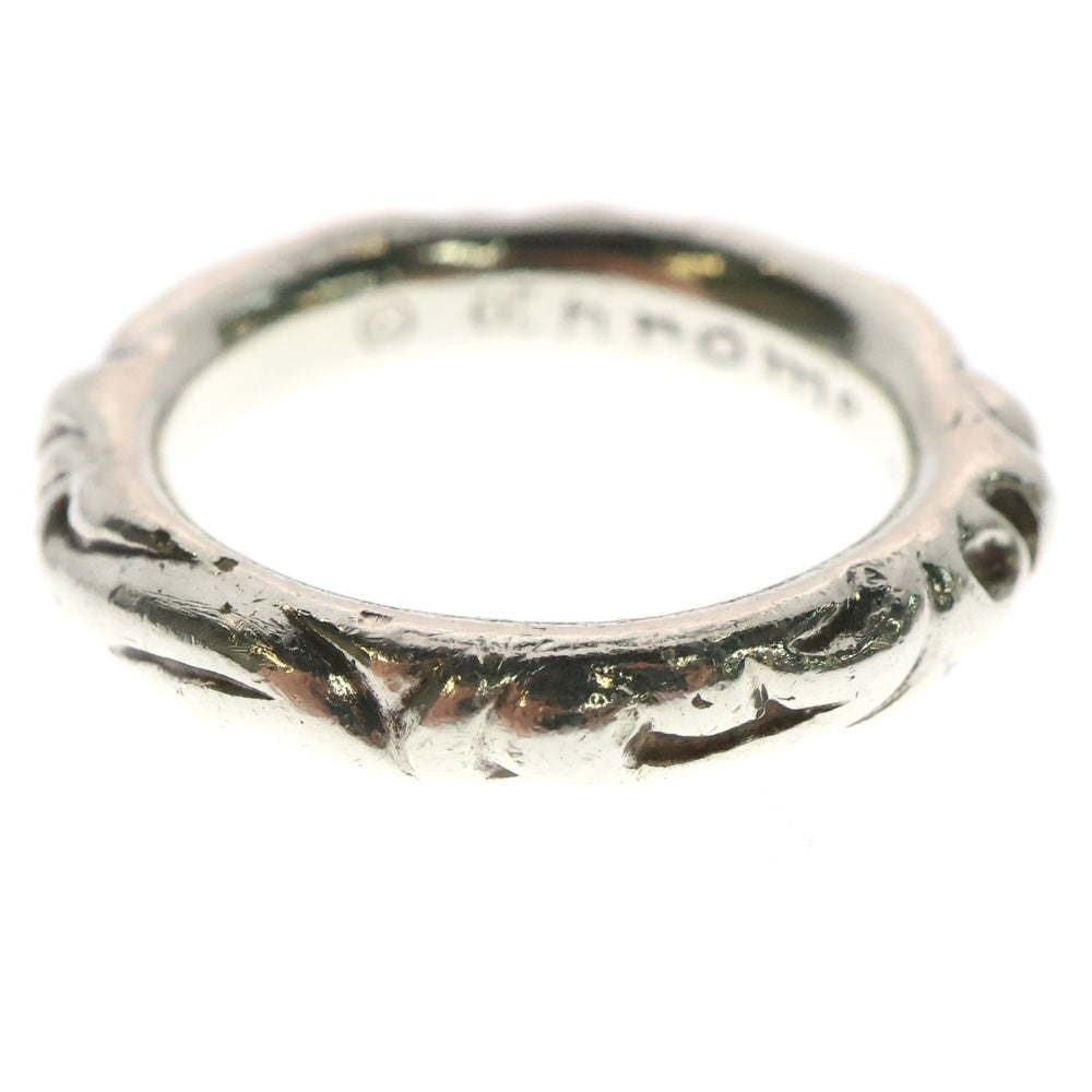 CHROME HEARTS(クロムハーツ) SCRL BAND スクロールバンド リング シルバー BCA351