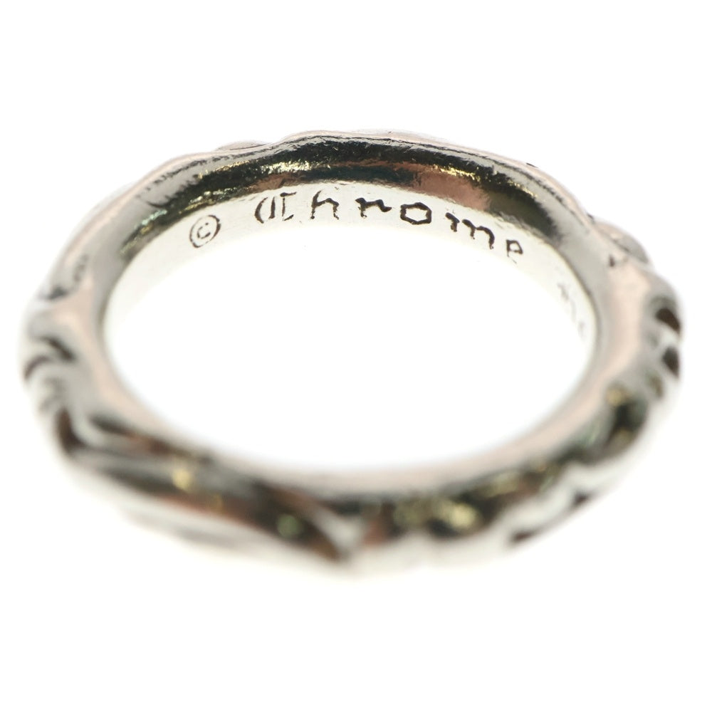 CHROME HEARTS(クロムハーツ) SCRL BAND スクロールバンド リング シルバー BCA351